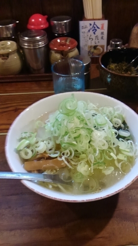 「冷しラーメン　￥850」@一笑ラーメンの写真