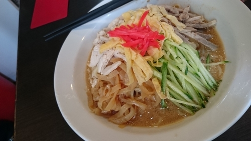 「冷やし中華870円」@ラーメン餃子専科 天下一 神谷町店の写真