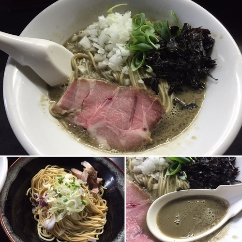 「濃厚そば 780円 、和え玉200円」@麺処 晴の写真