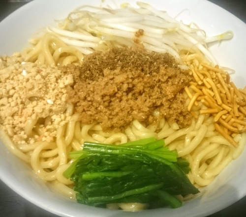 「特製汁なし担担麺＋大盛」@自家製麺ほうきぼし 神田店の写真