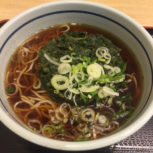 「春菊天（￥400）」@吉そば 代々木店の写真