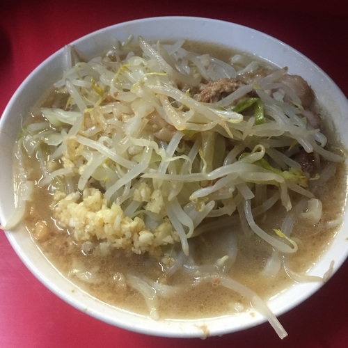 「ラーメン（￥600）」@ラーメン二郎 三田本店の写真
