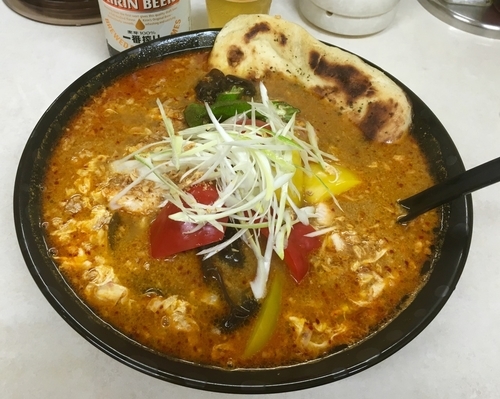 「ナンカレーココナッツタンタンメン　1,080円。」@中華 タンタンメン 隆翔の写真
