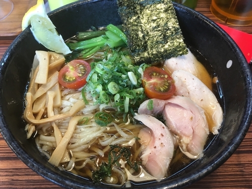 「冷やしらーめん（限定）」@秋刀鮪だし 宣久の写真