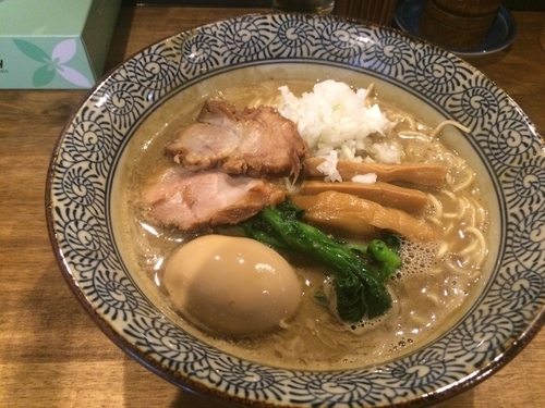 「濃厚煮干しそば¥680＋味玉¥100」@煮干し中華そば 一剣の写真