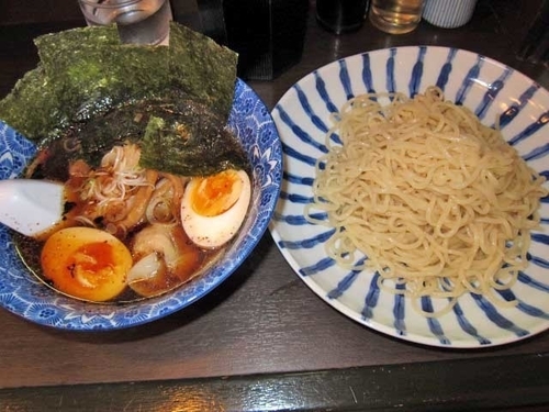 「特製つけ麺　750円」@肉厚わんたん麺と手作り焼売 ら麺亭 浅草支店の写真