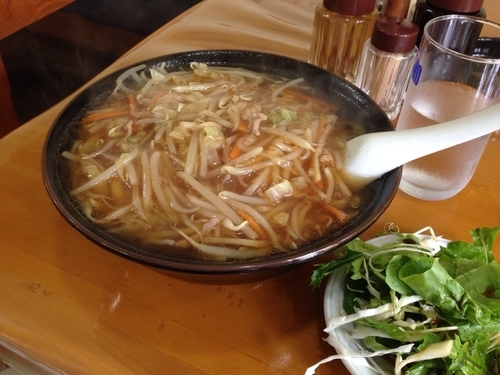 「サンマーメン（大盛り）700円＋100円」@上海楼の写真