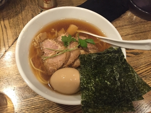 「特製平子煮干そば」@新橋 纏の写真