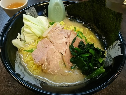 「【限定？】豚骨醤油　（大盛り）」@ハルピンラーメン 松本並柳店の写真