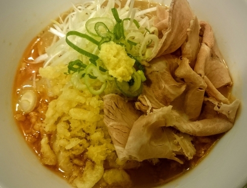 「みそぶっかけ（夏季限定）＋大盛」@らーめん紬麦の写真