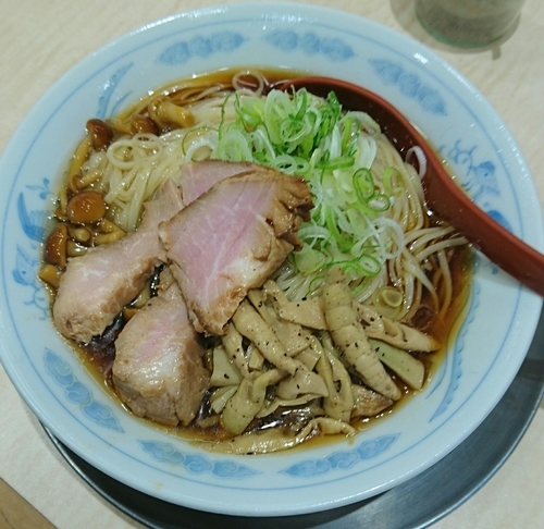 「【限定】冷がけ中華そば 870円」@食堂 七彩の写真