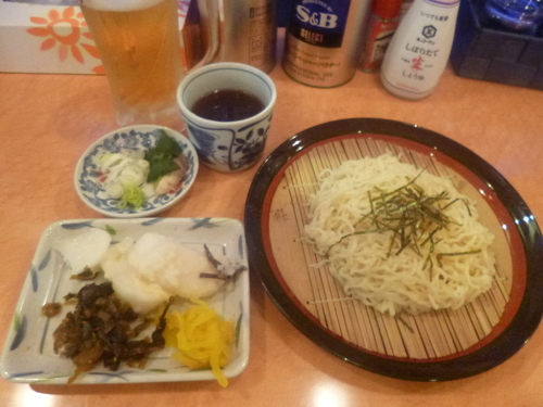 「煮干し中華ざる」@青森ラーメン にぼ銀の写真