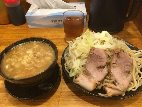 「つけ麺並 ニンニク野菜マシ ¥880」@ラーメン盛太郎の写真
