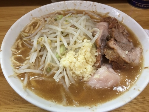 「小ラーメン」@ラーメン二郎 赤羽店の写真
