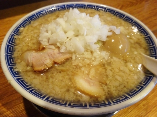 「味玉背脂煮干しラーメン （を化調抜きで）　　850円」@神保町 可以の写真