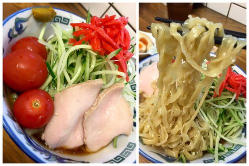 「【期間限定】冷やし中華 ￥800」@くじら食堂の写真