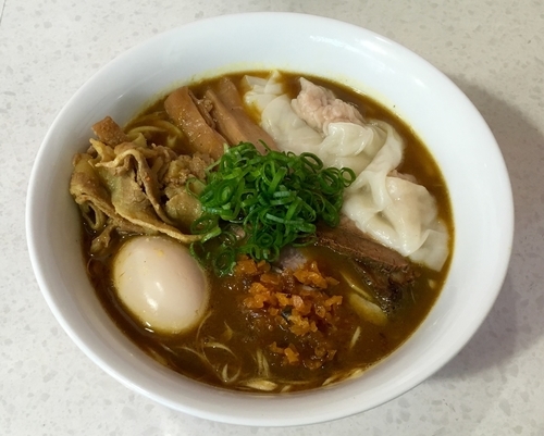 「和風カレーラーメン特製【限定】」@ラーメン星印の写真