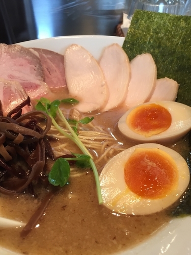 「魚介豚骨」@さんじの写真