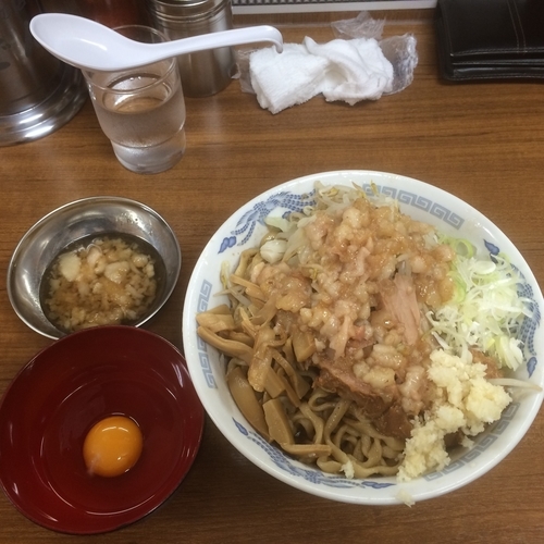 「油そば 全マシ」@ラーメンの店 どでん 北浦和店の写真