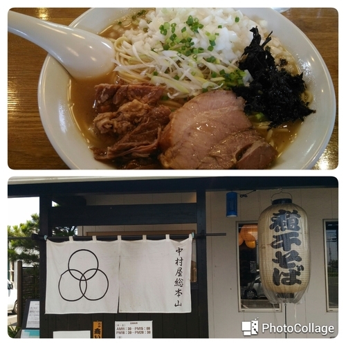 「煮干しそば（中盛）＋玉ねぎ」@中村屋総本山の写真