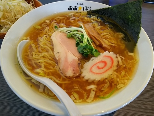 「昭和中華そば　（大盛り）」@おおぼし 松本平田店の写真