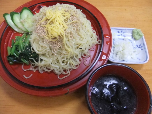 「冷やしザルラーメン（580円）」@中華料理 達味家の写真