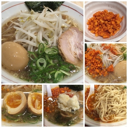 「ラーメン 580円 味玉100円　+　替え玉２玉まで無料」@替玉千里眼 志木店の写真