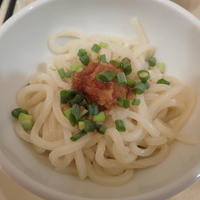生しょうゆうどん(180円)