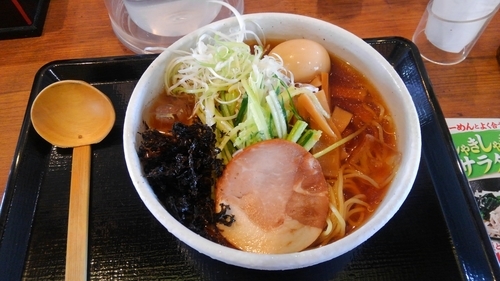 「冷しラーメン」@北海道らぁめん 伝丸 1国島田六合店の写真