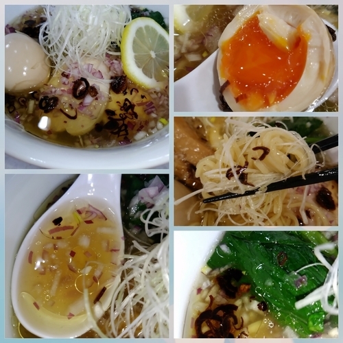 「【限定】大量の昆布と4種の煮干しの冷し白醤油ﾗｰﾒﾝ950円」@ラーメン星印の写真