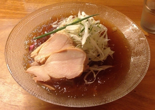 「冷しにぼしジュレ仕立(限定)850円」@白河手打中華そば  一番いちばんの写真