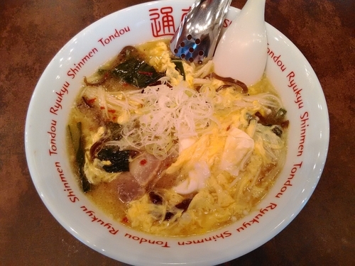 「裏メニュー 酸辣湯麺」@琉球新麺 久の写真