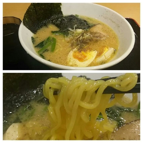 「元祖八景麺味玉740円」@ラーメンわかしお アルカード茂原FS店の写真