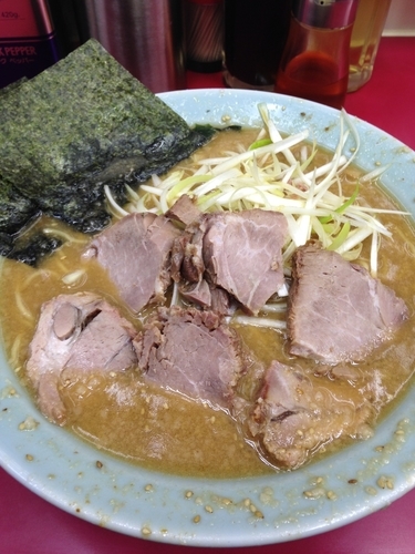 「ネギ味噌チャーシューメン」@ラーメンショップ 牛久結束店の写真