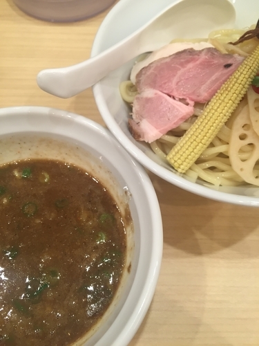 「濃厚煮干しつけSOBA、大」@銀座 篝 大手町店の写真