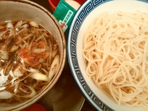 「つけ麺（ストレート麺）＋半熟味玉子」@東京らあめんタワー 芝大門本店の写真