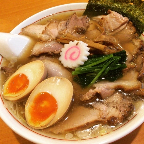 「塩チャーシューメン味玉」@オランダ亭の写真