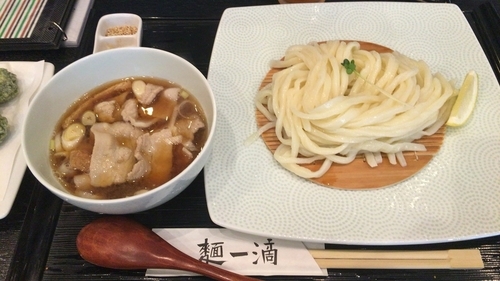 「肉汁つけめん+三元豚」@麺一滴の写真