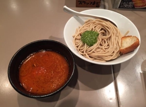 「海老トマトつけ麺」@つけ麺 五ノ神製作所の写真