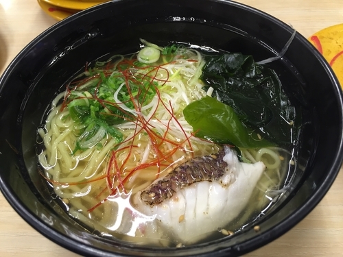 「鯛だし塩ラーメン」@スシロー 港南台店の写真