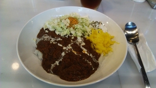 「本日のカレー（チキン）高校生 780円」@美智子カレーの写真