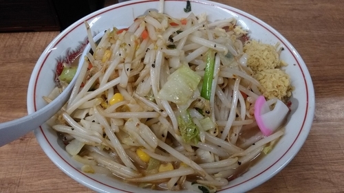 「タンメン（大盛、しょうがダブル）」@トナリの写真