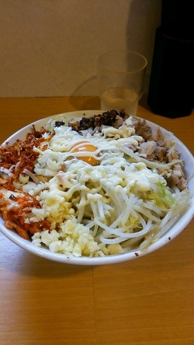 「あの豚ＧＯ（ニンニク・海老辛・マヨネーズ）」@豚星。の写真