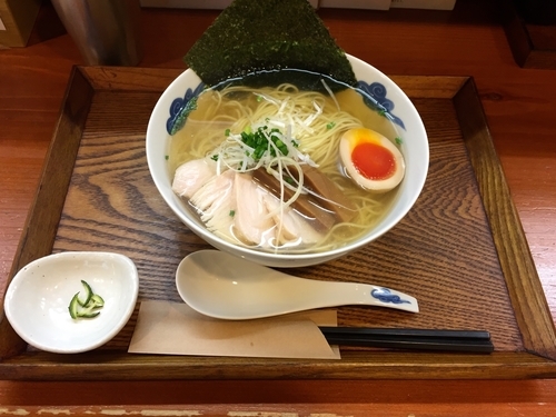 「鶏そば（白）」@猪一の写真