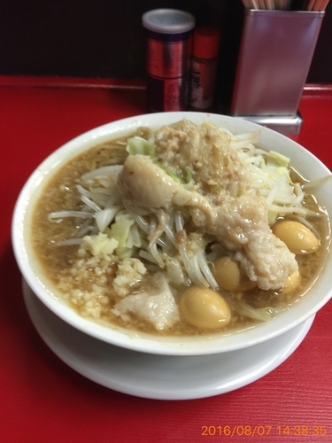 「小ラーメン¥730うずら¥100」@豚男 -BUTAMEN-の写真