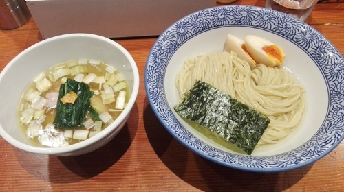 「濃厚昆布水の淡麗つけ麺(塩)」@麺処 ほん田の写真