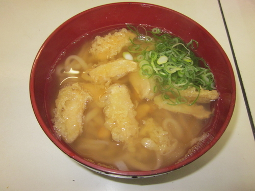 「ごぼう天うどん」@みのや 本店の写真