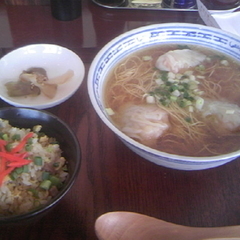 海老雲呑麺 萬記の画像