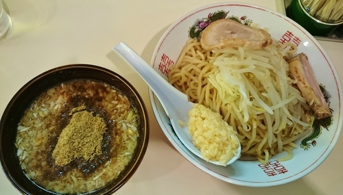 「魚豚つけ麺 600円（サービス券使用）」@麺家ぶんすけの写真