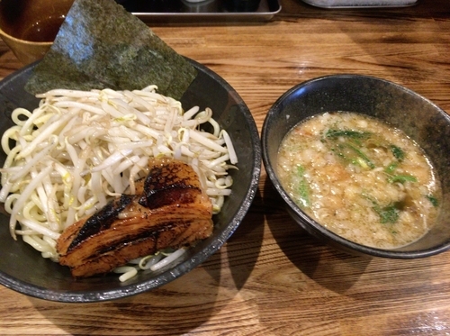 「豚火つけ麺（醤油）１.５玉」@らぁめん・つけめん 豚火の写真